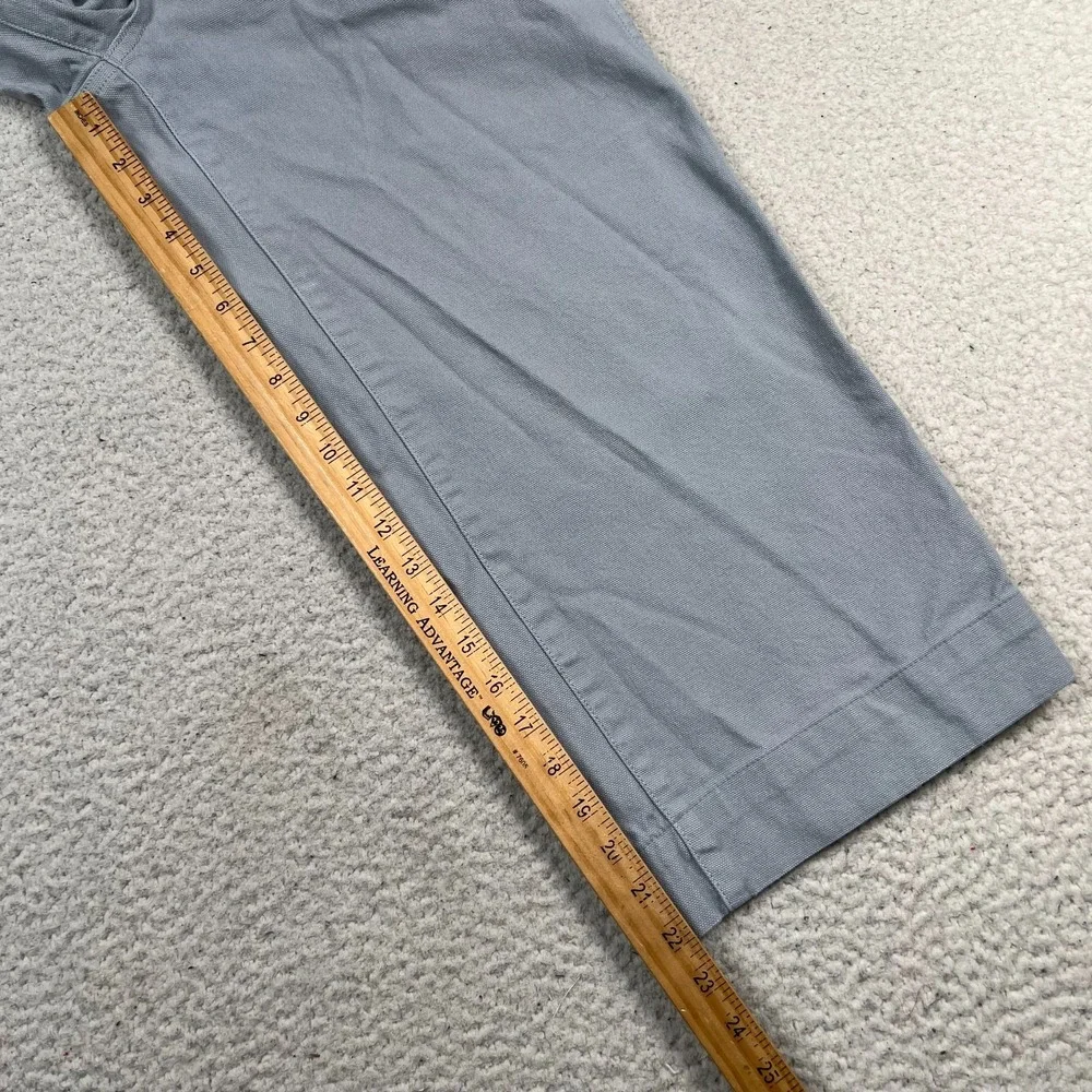 Madewell Curvy Slim Emmett Wide Leg Pants Womens 25 Cropped Pockets‎ Light Blue